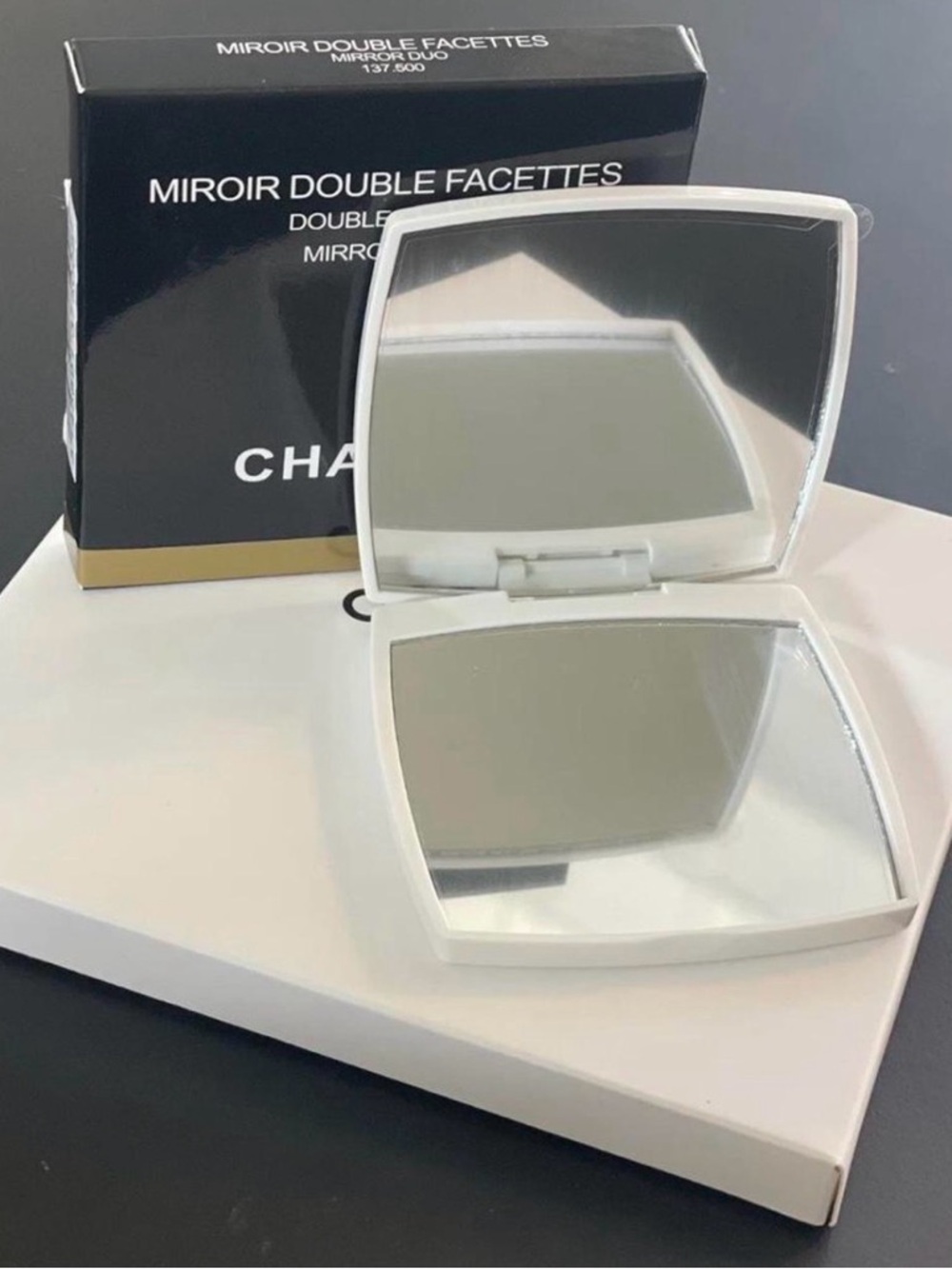 Chanel Compact Mirror White - Picture 2 of 3